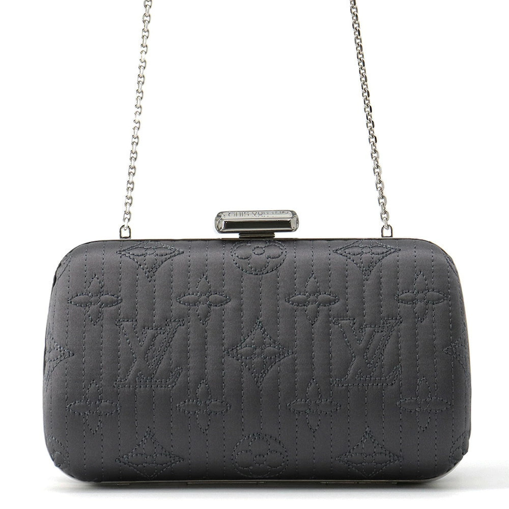 Louis Vuitton Chain Shoulder Bag Monogram Motard Minaudire Clutch Party